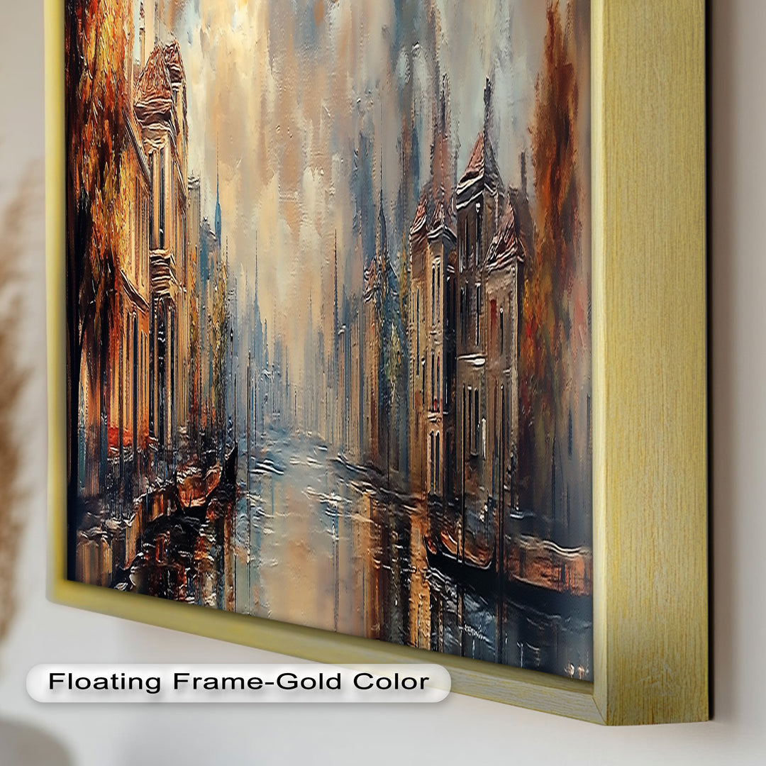 Goldener Kanalblick – Barockes Ölgemälde