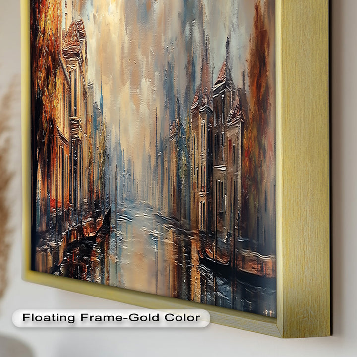 Goldener Kanalblick – Barockes Ölgemälde