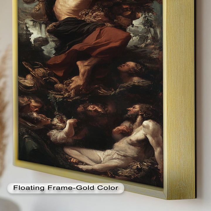 The Titan’s Ascent – Baroque Mythological Oil Painting