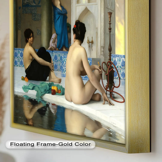 Serenity of the Harem Bath – Orientalist Renaissance Oil Painting - MyPhotoStation