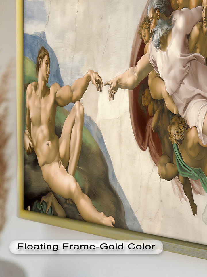 The Creation of Adam - Classicism Oil Painting
