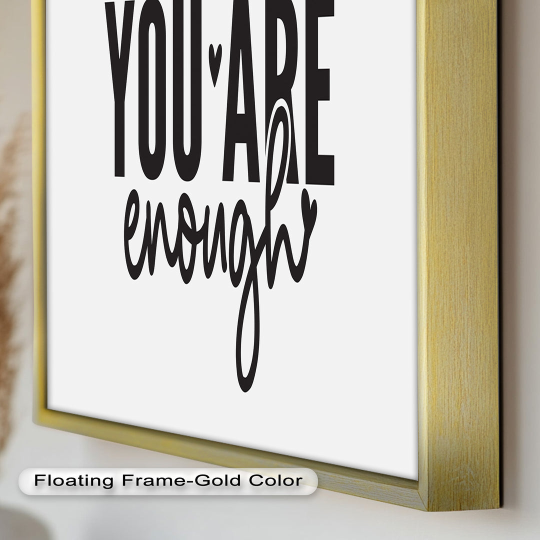 You Are Enough – Modern Oil Painting