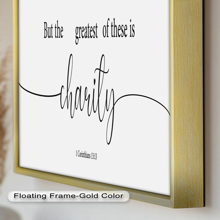 But the Greatest of These is Charity - Christian Oil Painting