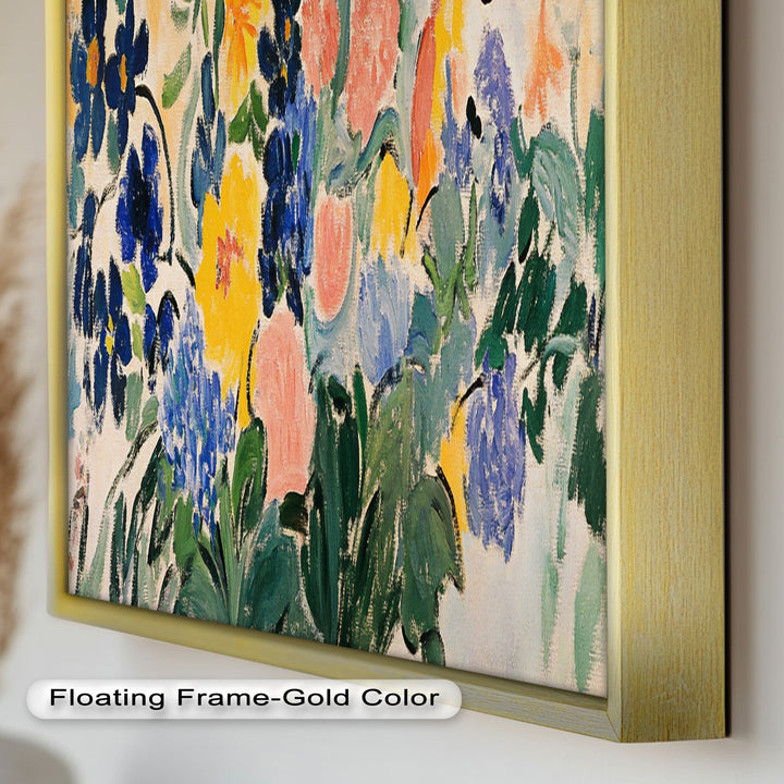 Fauvist Floral Explosion – Colorful Expressionist Oil Painting