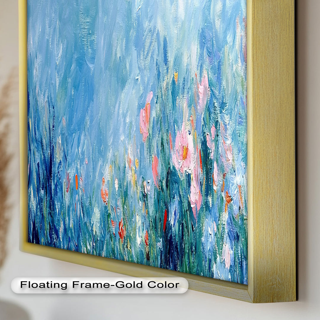 Abstract Floral - Impressionist Oil Painting