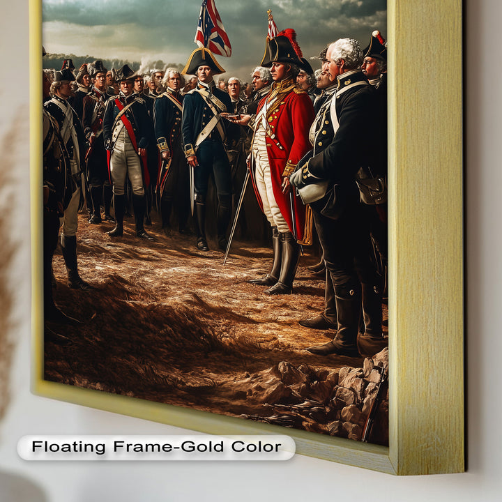 Surrender of Power – Revolutionary Oil Painting