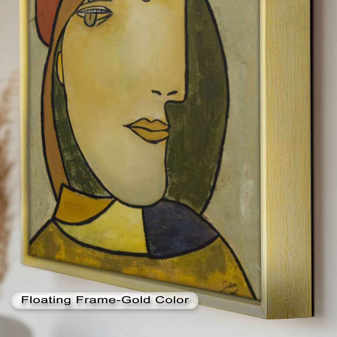 Muted Elegance – Picasso Style Oil Painting