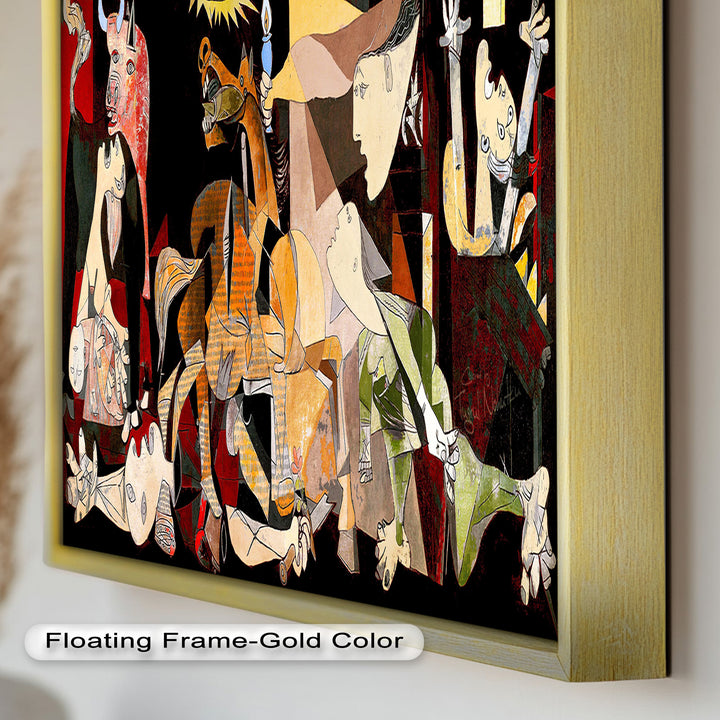 Fragmented Reflection – Abstract Portrait Picasso Oil Painting