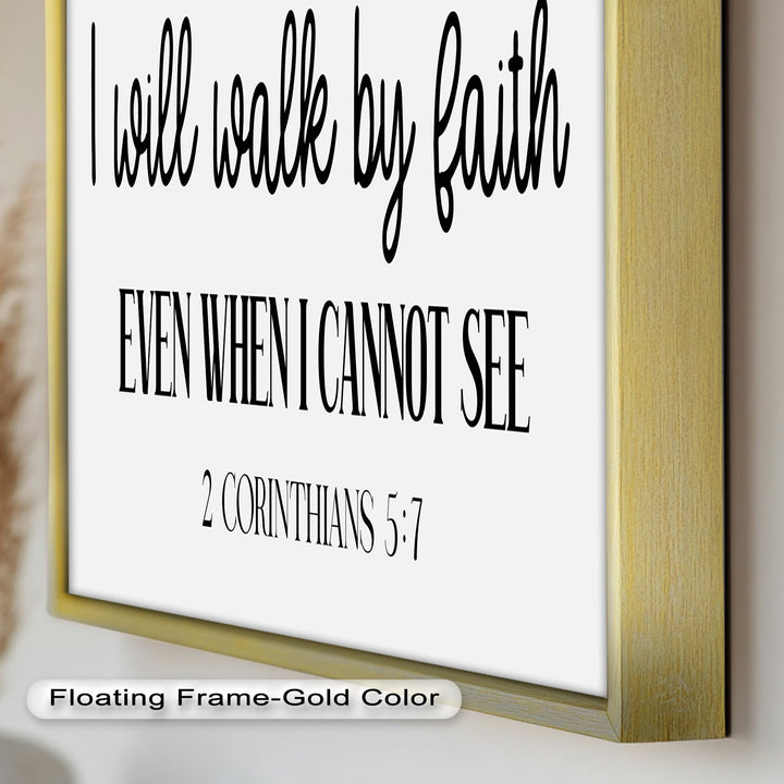 I Will Walk by Faith – Christian Oil Painting