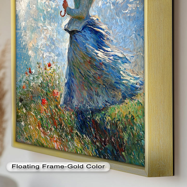 Lady in the Breeze – Impressionist Oil Painting