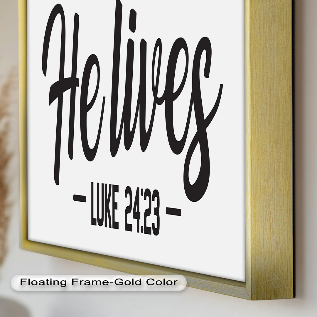 He Lives – Luke 24:23 Christian Oil Painting