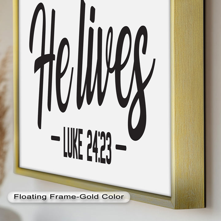 He Lives – Luke 24:23 Christian Oil Painting