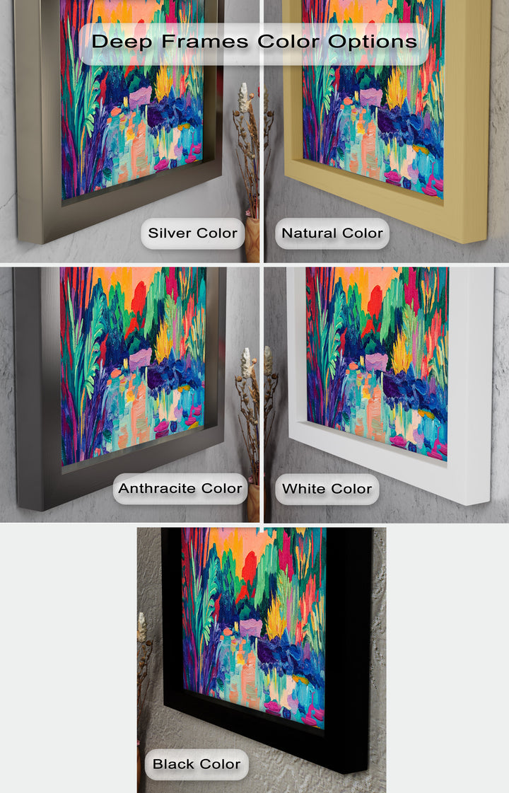 Tropical Reflections – Fauvist Oil Painting
