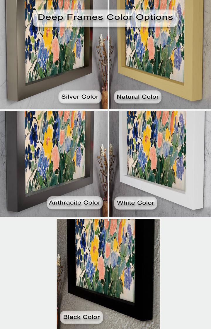 Fauvist Floral Explosion – Colorful Expressionist Oil Painting