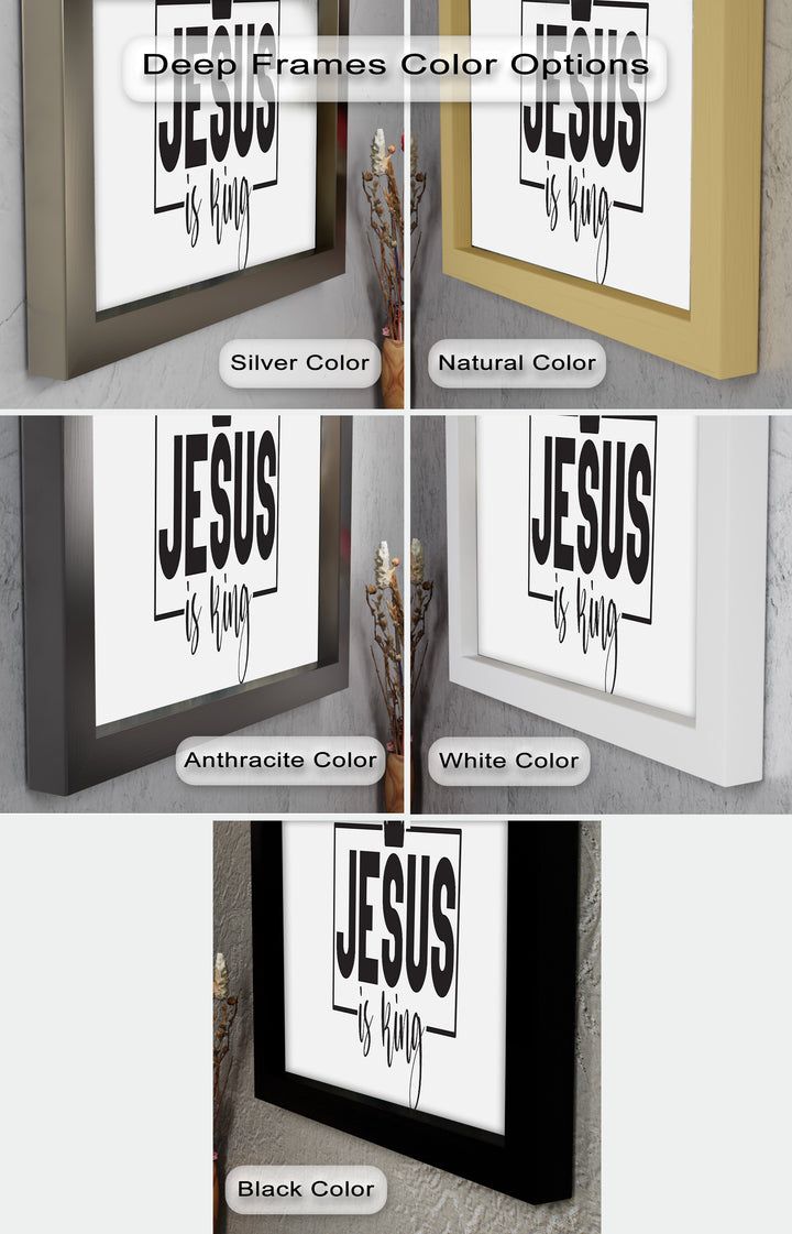 Jesus Is King – Christian Oil Painting