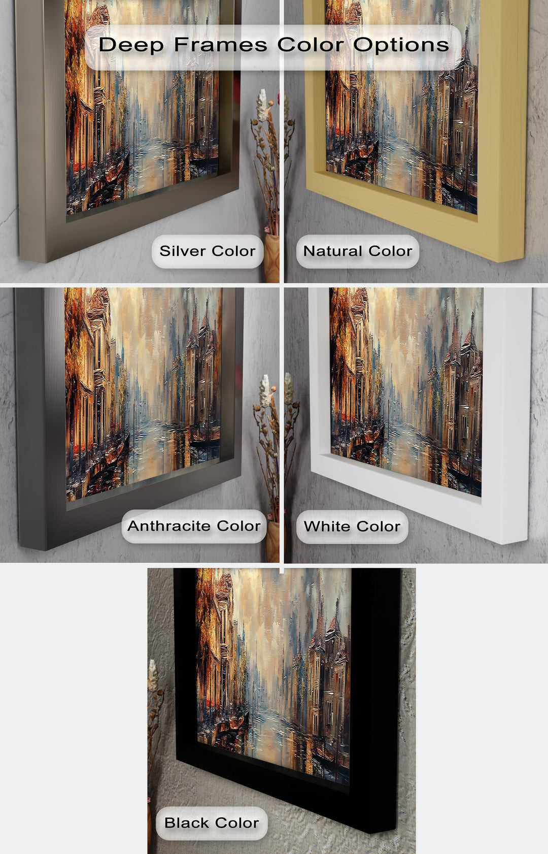 Goldener Kanalblick – Barockes Ölgemälde