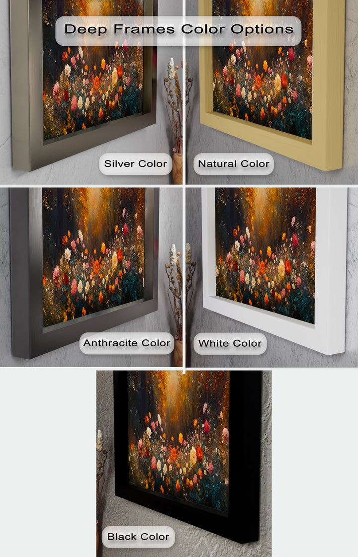 Forest Floral Landscape - Romanticism Oil Painting