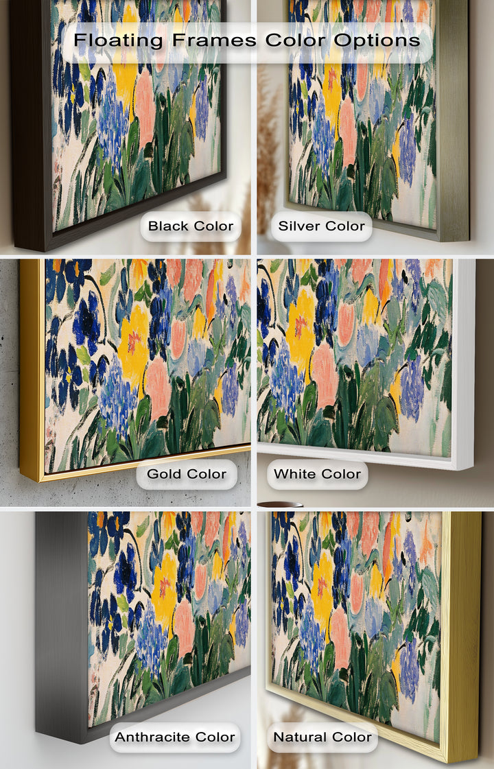 Fauvist Floral Explosion – Colorful Expressionist Oil Painting
