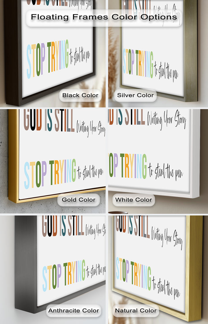 God Is Still Writing – Christian Oil Painting
