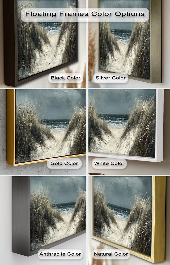 Stormy Beach Landscape - Realism Oil Painting
