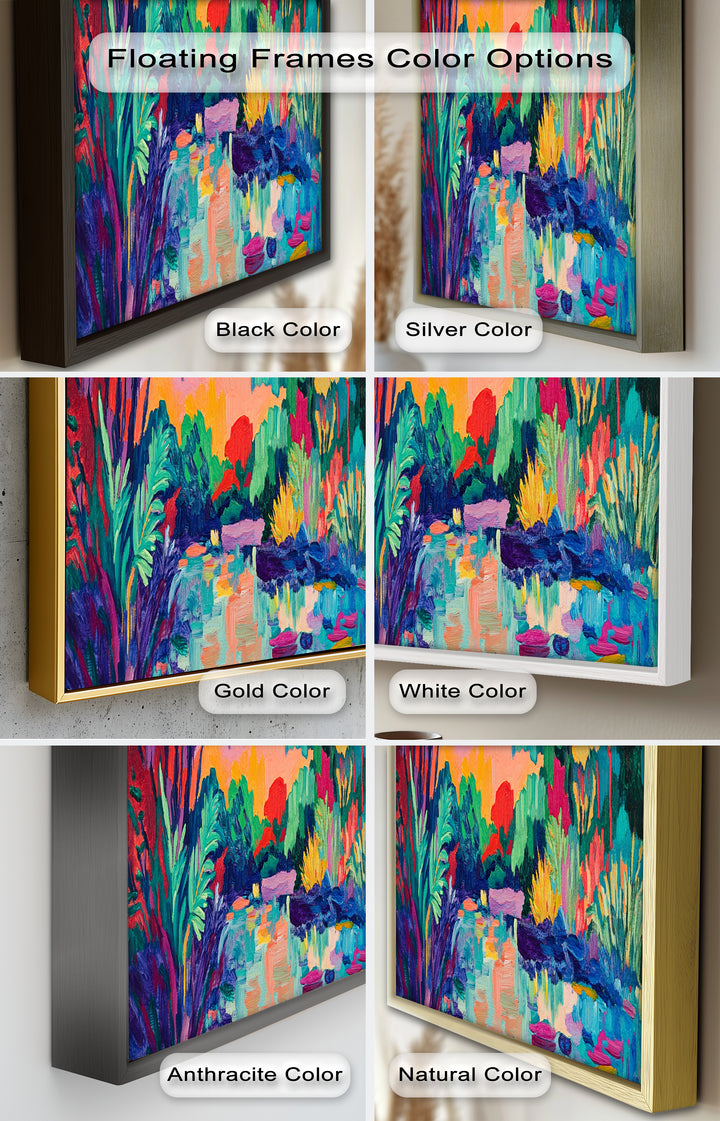Tropical Reflections – Fauvist Oil Painting