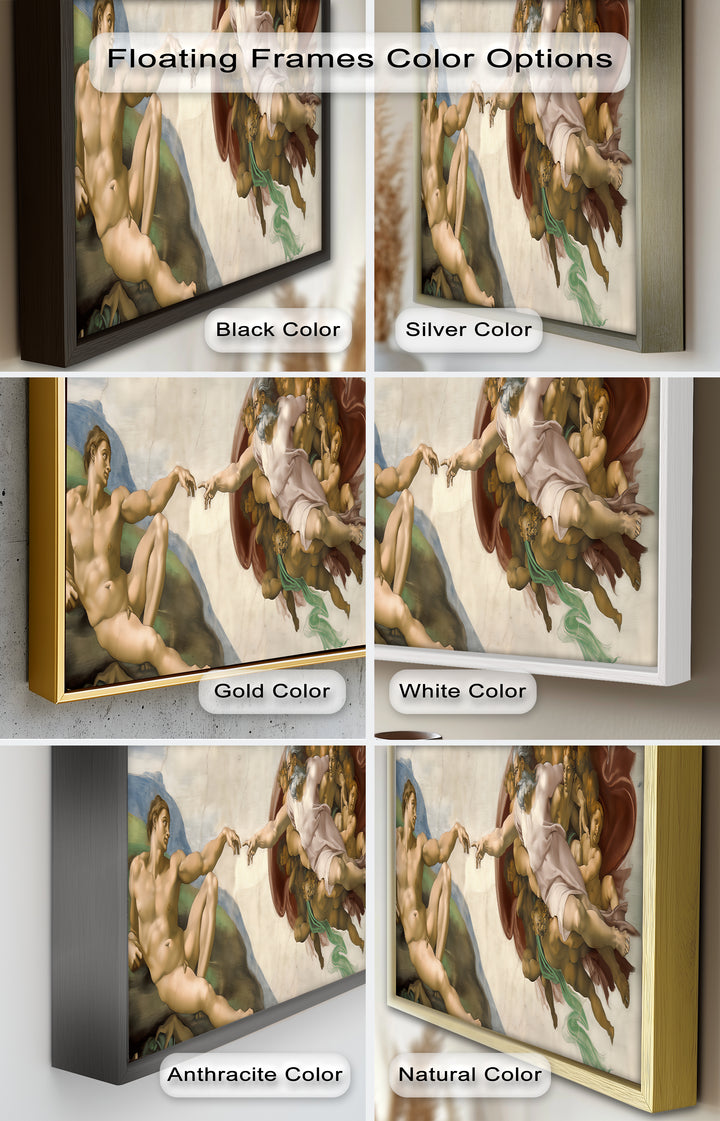 The Creation of Adam - Classicism Oil Painting