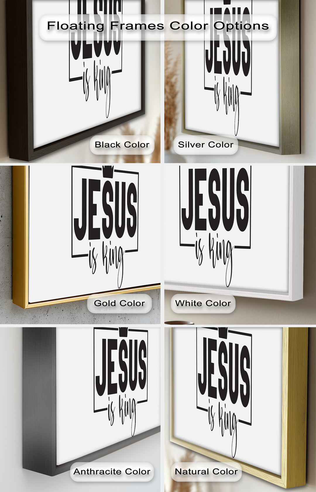 Jesus Is King – Christian Oil Painting