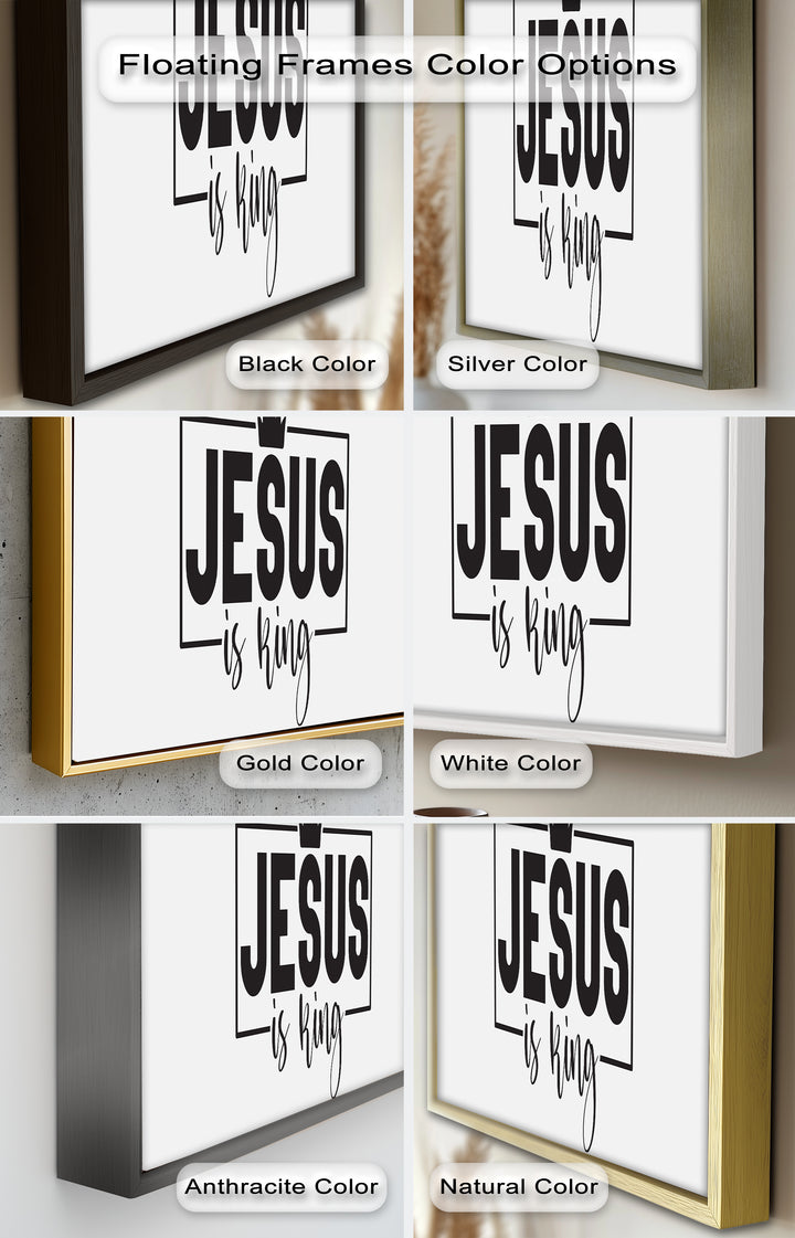 Jesus Is King – Christian Oil Painting