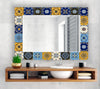 Mosaic Tempered Glass Wall Mirror