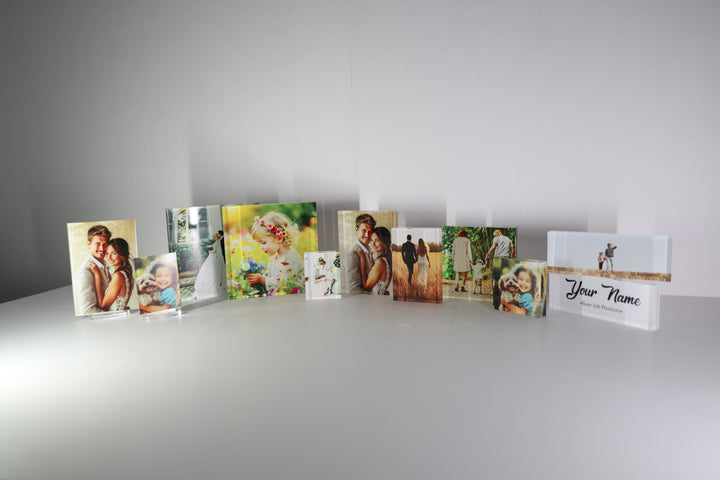 Benutzerdefinierter Acrylglas-Fotoblock