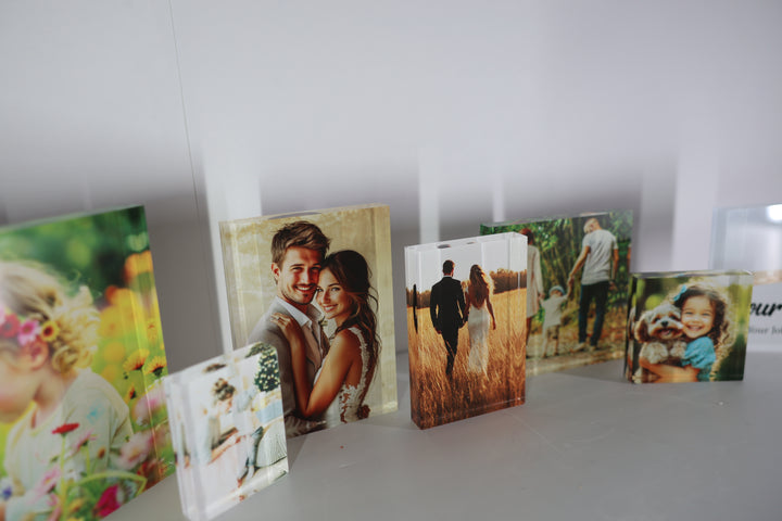 Benutzerdefinierter Acrylglas-Fotoblock