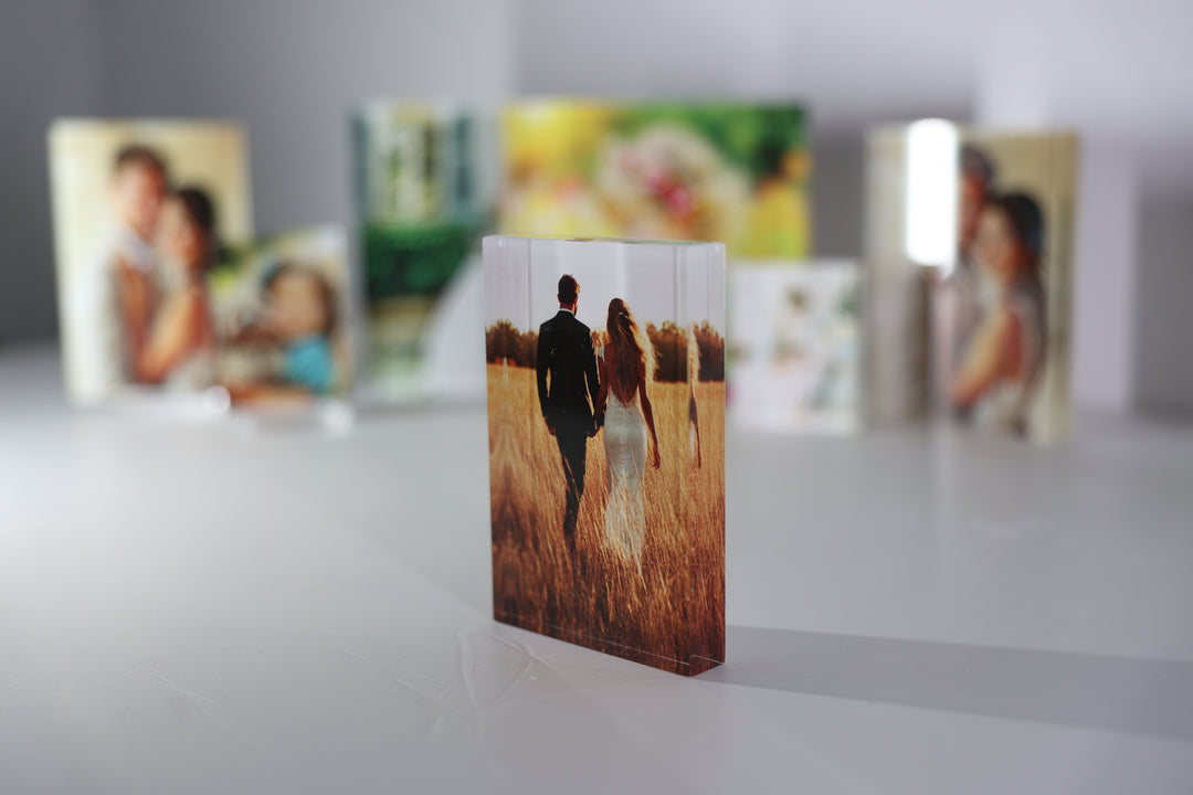 Benutzerdefinierter Acrylglas-Fotoblock