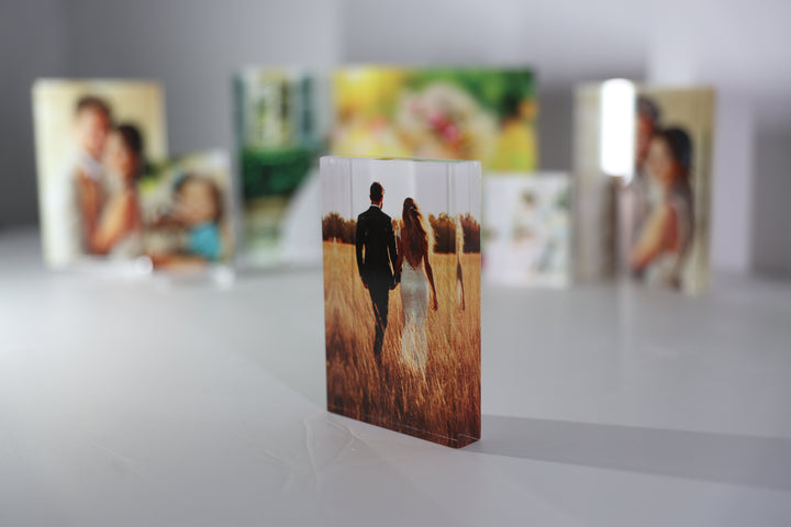 Benutzerdefinierter Acrylglas-Fotoblock