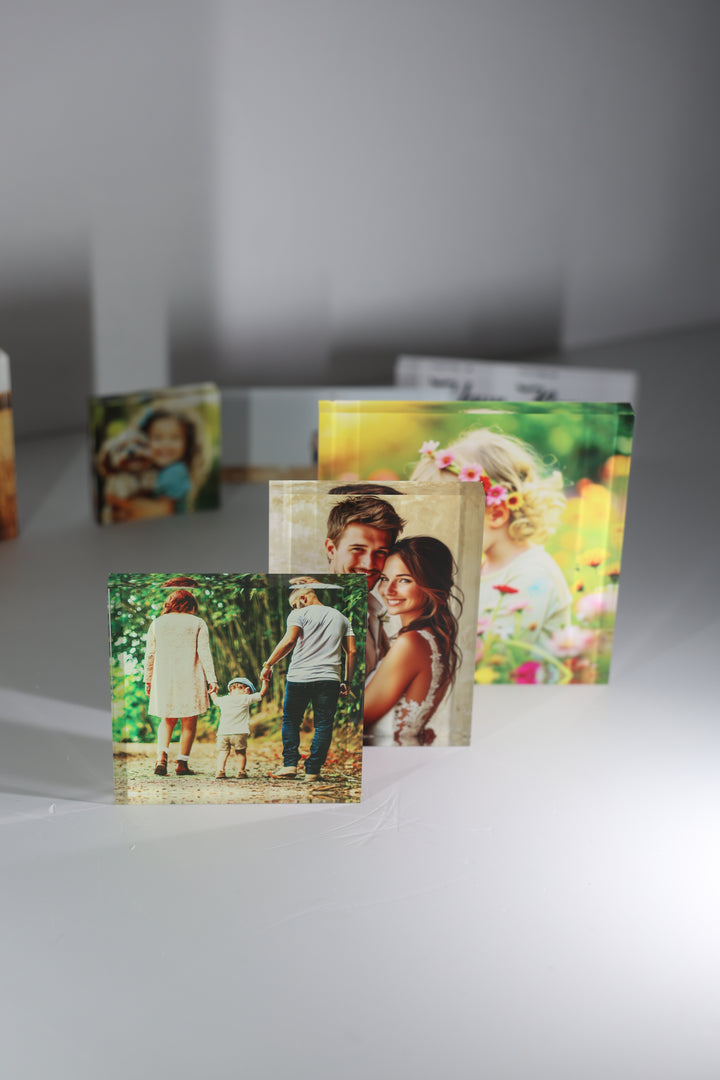 Benutzerdefinierter Acrylglas-Fotoblock