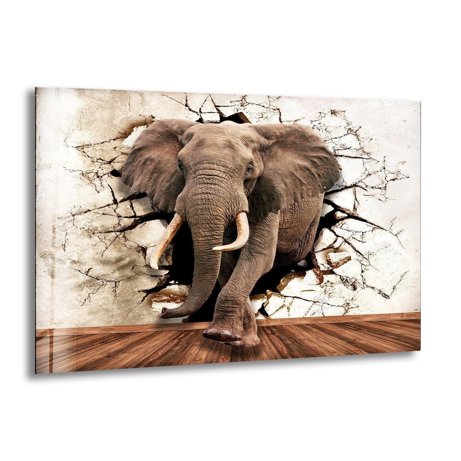 3D Elephant Wild Wall Art – Bold Safari Decor – MyPhotoStation