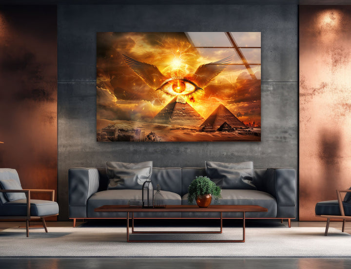 Odin von Asgard – Wandbild aus Glas