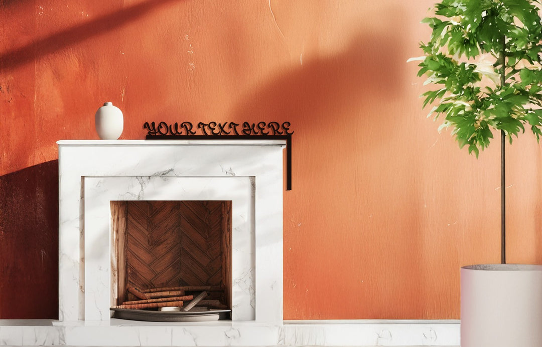 أناقة شخصية – نص مخصص فن جداري معدني