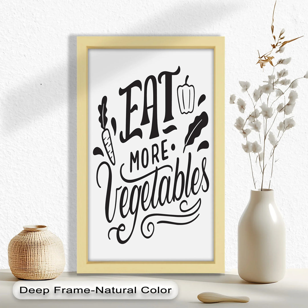 Eat More Vegetables – Modern Oil Painting - MyPhotoStation