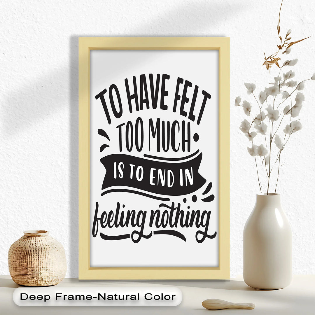 To Have Felt Too Much – Emotional Oil Painting - MyPhotoStation