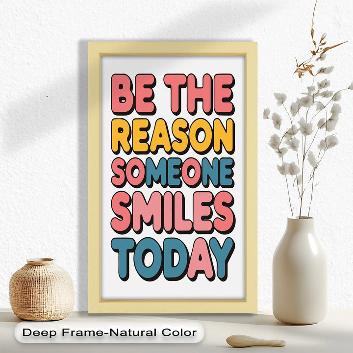 Be the Reason Someone Smiles – Oil Painting - MyPhotoStation