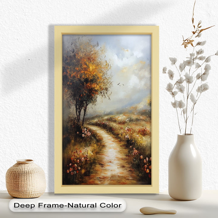 Winding Path Landscape - Impressionism Oil Painting