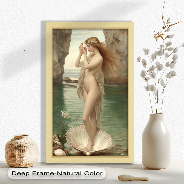 Birth of Grace – Renaissance-Inspired Venus Oil Painting