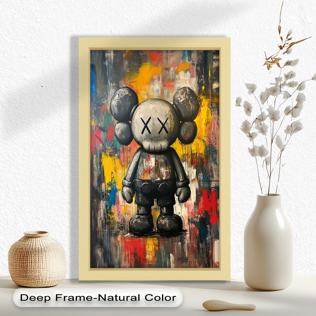 Urban Grit – KAWS Companion Oil Painting