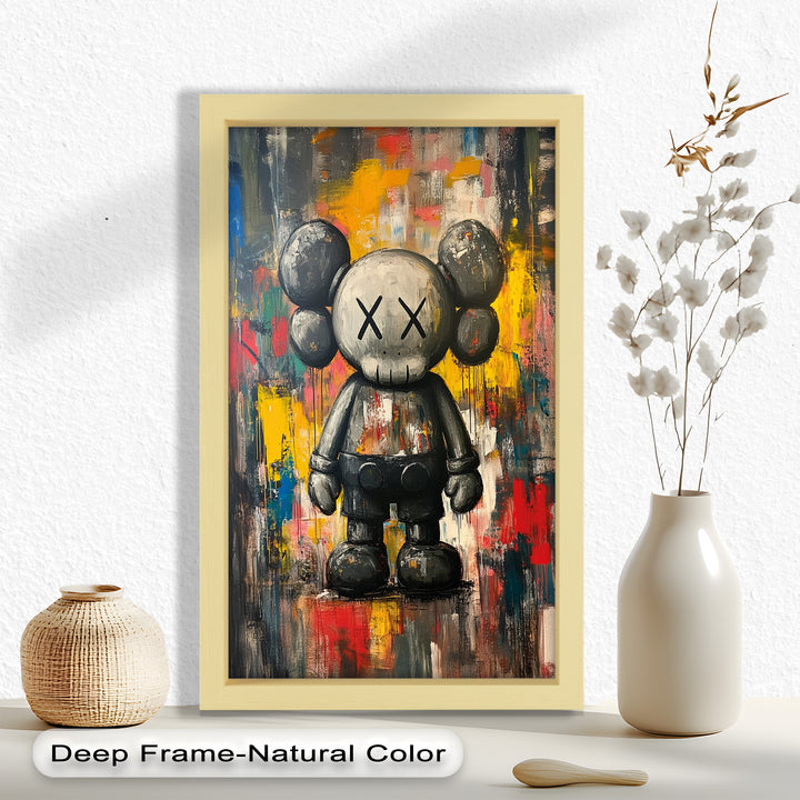 Urban Grit – KAWS Companion Oil Painting