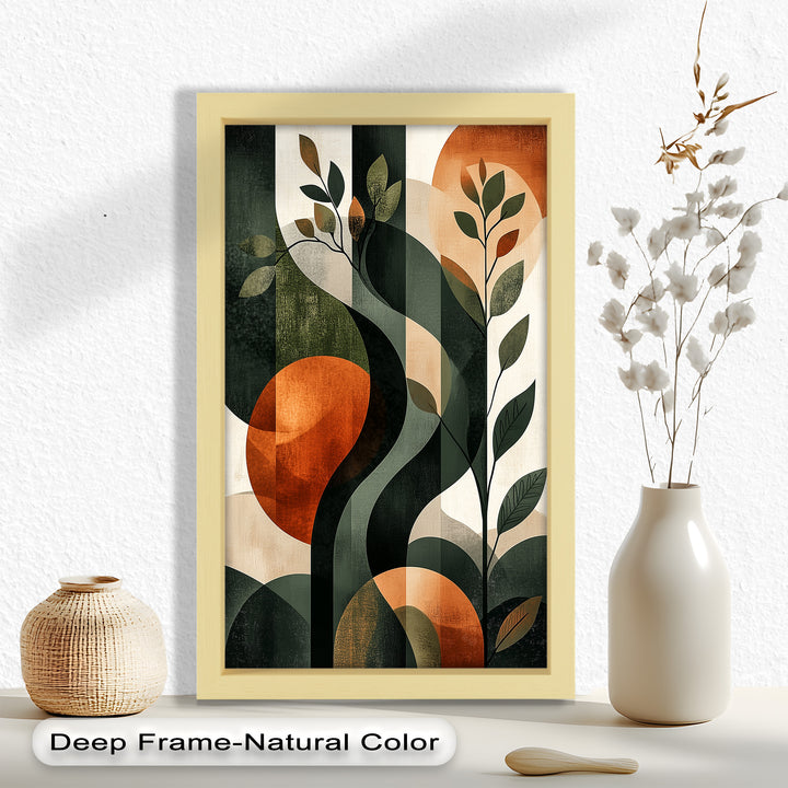 Twilight Grove – Abstract Botanical Oil Painting