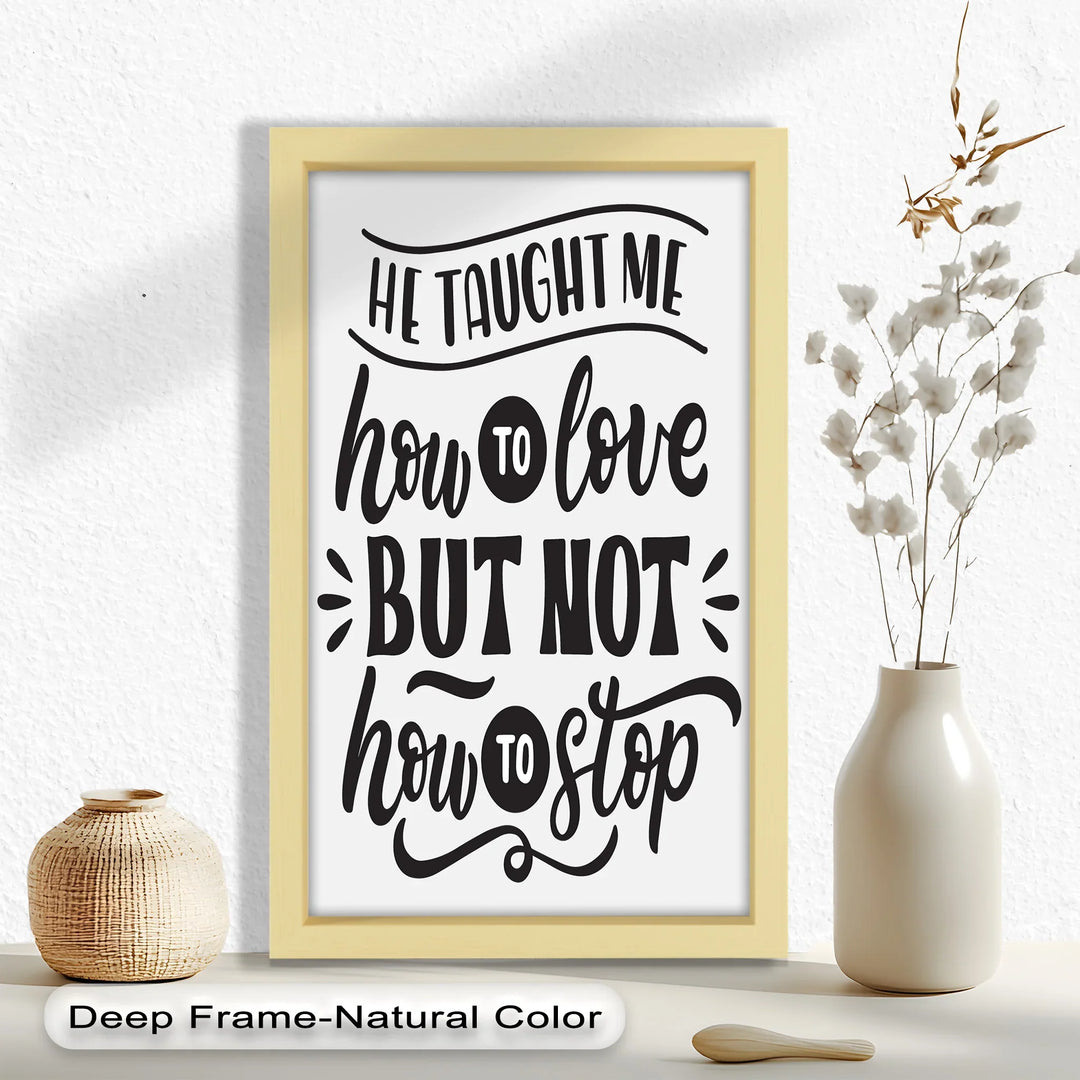 How to Love – Framed Oil Painting - MyPhotoStation