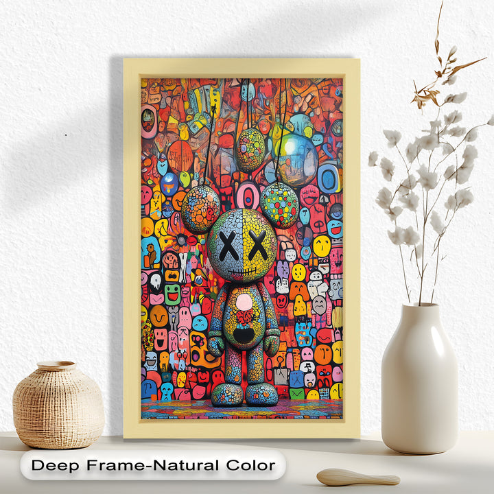 Mosaic Madness – KAWS Oil Painting