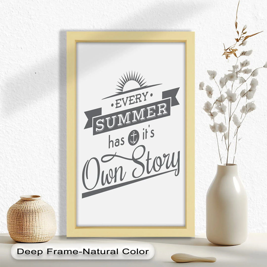 Every Summer Has Its Own Story – Oil Painting - MyPhotoStation