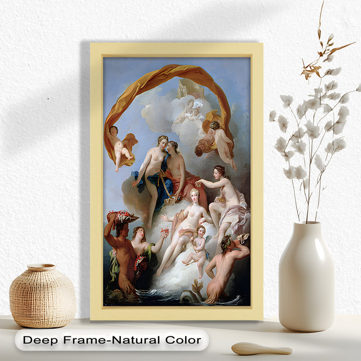 Triumph of Venus – Mythological Renaissance Nude Oil Painting