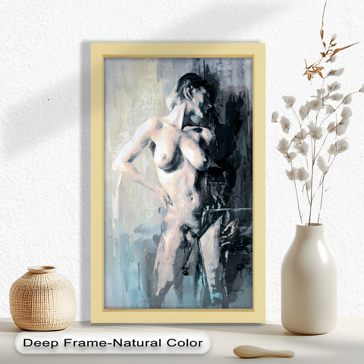 Still in the Shadows – Contemporary Nude Oil Painting